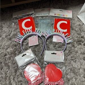 Fun Party Headbands and Decorations Set